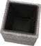 vidaXL - Plantenbakken - verhoogd - 3 - st - poly - rattan - grijs