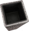 vidaXL - Plantenbakken - verhoogd - 3 - st - poly - rattan - grijs