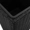 vidaXL - Plantenbakken - verhoogd - 3 - st - poly - rattan - zwart