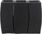 vidaXL - Plantenbakken - verhoogd - 3 - st - poly - rattan - zwart