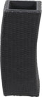 vidaXL - Plantenbakken - verhoogd - 3 - st - poly - rattan - zwart
