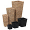 vidaXL - Plantenbakken - verhoogd - 3 - st - waterhyacint - bruin