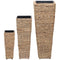vidaXL - Plantenbakken - verhoogd - 3 - st - waterhyacint - bruin