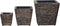 vidaXL - Plantenbakken - verhoogd - 3 - st - waterhyacint - bruin