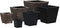 vidaXL - Plantenbakken - verhoogd - 3 - st - waterhyacint - bruin
