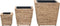 vidaXL - Plantenbakken - verhoogd - 3 - st - waterhyacint