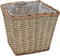 vidaXL - Plantenbakken - verhoogd - 3 - st - wicker - met - PE-voering