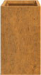 vidaXL - Plantenbakken - wandmontage - 2 - st - 53x10x17 - cm - cortenstaal - roestig