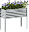 vidaXL - Plantenbank - 100x41x90 - cm - gegalvaniseerd - staal