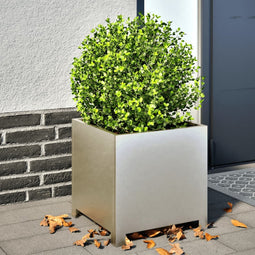 vidaXL - Plantenbank - 40x40x40 - cm - roestvrij - staal