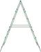vidaXL - Plantenklimrek - A-frame - 99x90x175,5 - cm - staal