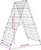 vidaXL - Plantenklimrek - A-frame - 99x90x175,5 - cm - staal