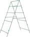 vidaXL - Plantenklimrek - A-frame - 99x90x175,5 - cm - staal