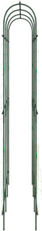 vidaXL - Plantenklimrek - U-vorm - 181x31x182,5 - cm - staal