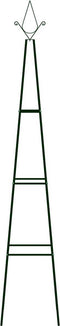 vidaXL-Plantenklimrekken-2-st-35x35x195-cm-ijzer-donkergroen