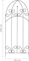vidaXL - Plantenklimrekken - 3 - st - 40x100 - cm - ijzer - zwart