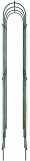 vidaXL - Plantenklimrekken - 4 - st - U-frame - staal