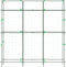 vidaXL - Plantenklimrekken - 4 - st - U-frame - staal
