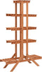 vidaXL - Plantenrek - 83x25x132 - cm - massief - vurenhout