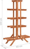 vidaXL - Plantenrek - 83x25x132 - cm - massief - vurenhout