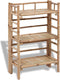 vidaXL - Plantenrek - bamboe - met - 3 - plankjes