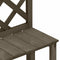 vidaXL - Plantenrek - met - latwerk - 70x42x115 - cm - massief - vurenhout - grijs