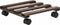 vidaXL - Plantenrollers - 4 - st - 25x25 - cm - cederhout