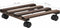 vidaXL - Plantenrollers - 4 - st - 25x25 - cm - cederhout