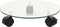 vidaXL - Plantenrollers - rond - 28 - cm - gehard - glas - 2 - st