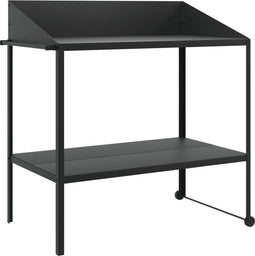 vidaXL - Plantenstandaard - 100x54,5x100 - cm - verzinkt - staal - antracietkleur