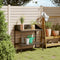 vidaXL - Plantenstandaard - 100x54,5x100 - cm - verzinkt - staal - antracietkleur
