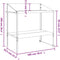 vidaXL - Plantenstandaard - 100x54,5x100 - cm - verzinkt - staal - antracietkleur