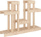 vidaXL - Plantenstandaard - 104,5x25x77,5 - cm - massief - grenenhout