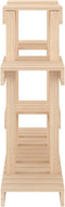 vidaXL - Plantenstandaard - 104,5x25x77,5 - cm - massief - grenenhout