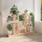 vidaXL - Plantenstandaard - 104,5x25x77,5 - cm - massief - grenenhout