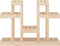 vidaXL - Plantenstandaard - 104,5x25x77,5 - cm - massief - grenenhout