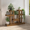 vidaXL - Plantenstandaard - 104,5x25x77,5cm - massief - grenenhout - honingbruin