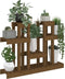 vidaXL - Plantenstandaard - 104,5x25x77,5cm - massief - grenenhout - honingbruin