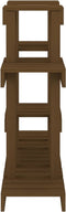 vidaXL - Plantenstandaard - 104,5x25x77,5cm - massief - grenenhout - honingbruin