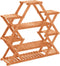 vidaXL - Plantenstandaard - 110x25x105 - cm - massief - vurenhout