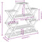 vidaXL - Plantenstandaard - 110x25x105 - cm - massief - vurenhout