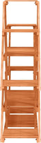 vidaXL - Plantenstandaard - 110x25x105 - cm - massief - vurenhout