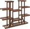 vidaXL - Plantenstandaard - 110x25x110,5 - cm - massief - vurenhout