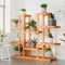 vidaXL - Plantenstandaard - 110x25x110,5 - cm - massief - vurenhout