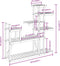 vidaXL - Plantenstandaard - 110x25x111 - cm - massief - vurenhout