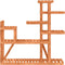 vidaXL - Plantenstandaard - 110x25x111 - cm - massief - vurenhout