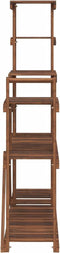 vidaXL - Plantenstandaard - 110x25x111 - cm - massief - vurenhout