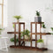 vidaXL - Plantenstandaard - 110x25x73 - cm - massief - vurenhout