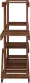 vidaXL - Plantenstandaard - 110x25x73 - cm - massief - vurenhout