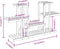 vidaXL - Plantenstandaard - 110x25x73 - cm - massief - vurenhout